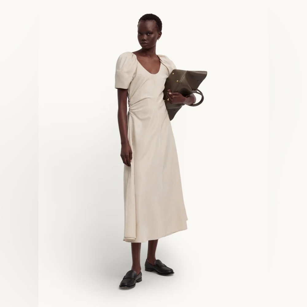 New Goop G Label Gwyn Gemma Midi Dress - Picture 2 of 10